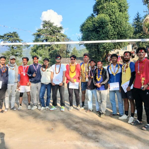 सायलको देवारमाण्डौमा वडा स्तरीय खुला भलिबल प्रतियोगिता सम्पन्न